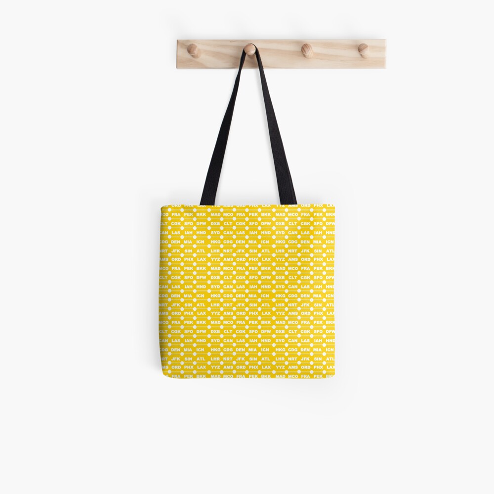 Airports yellow Tote Bag