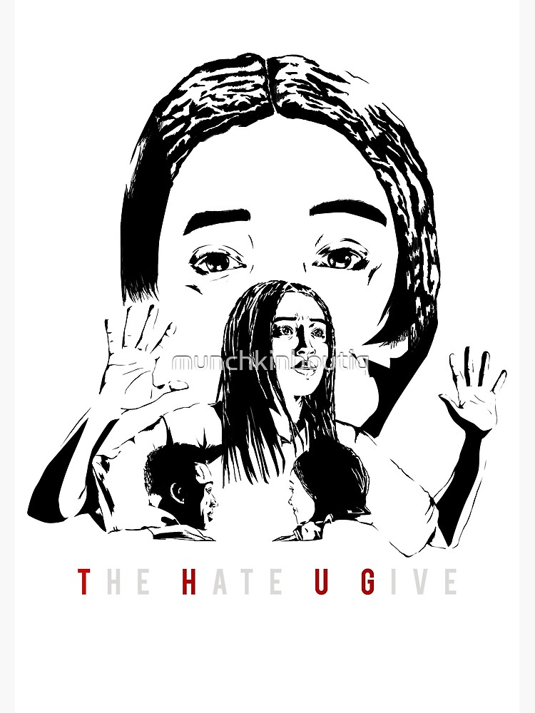 The Hate U Give Poster By Munchkinboutiq Redbubble