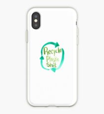 Recyceln Sie Plastikscheiße iPhone-Hülle & Cover