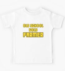 Camiseta para niños Granjero de oro de la vieja escuela