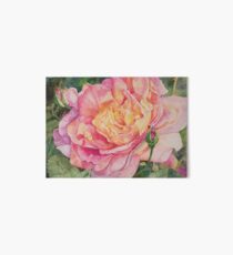 Elizabeth Rose Aquarelle Impression rigide