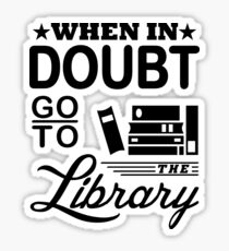 Out of Print Literary and Book-Themed Zipper Pouch for Book Lovers, Readers, and Bibliophiles Sticker