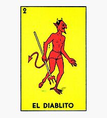 Lámina fotográfica El Diablito Tarot - Loteria