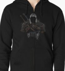 Geralt the witcher Zipped Hoodie