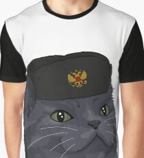 Russisch Blau Grafik T-Shirt