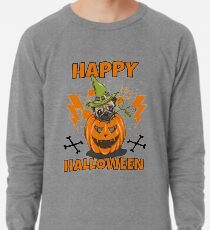 Happy Halloween Pug Leichter Pullover