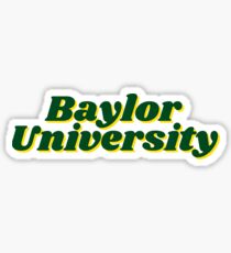 Baylor U Sticker