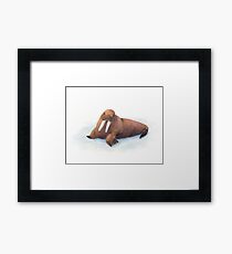 Nettes Walross Gerahmtes Wandbild