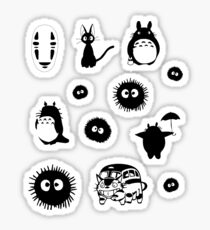 Cute Ghibli Character Sticker Set Sticker