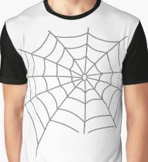 Spider web #Spider #web #SpiderWeb #illustration #arachnid #trap #design #vector #shape #pattern #silhouette #abstract #nature #webtogether #element #horizontal #whitecolor #blackandwhite #monochrome Graphic T-Shirt