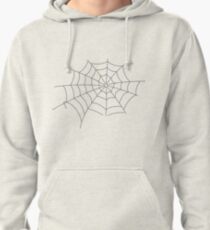 Spider web #Spider #web #SpiderWeb #illustration #arachnid #trap #design #vector #shape #pattern #silhouette #abstract #nature #webtogether #element #horizontal #whitecolor #blackandwhite #monochrome Pullover Hoodie