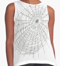 Spider web #Spider #web #SpiderWeb #structure #lineart #symmetry #circle #illustration #chalkout #design #vector #abstract #art #shape #vertical #whitecolor #bright #copyspace #drawingartproduct Contrast Tank