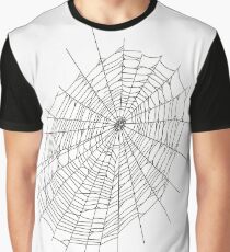Spider web #Spider #web #SpiderWeb #structure #lineart #symmetry #circle #illustration #chalkout #design #vector #abstract #art #shape #vertical #whitecolor #bright #copyspace #drawingartproduct Graphic T-Shirt