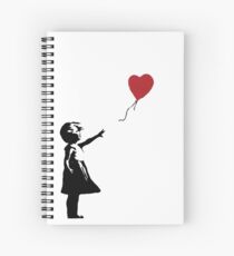 Cuaderno de espiral Banksy - Chica con globo