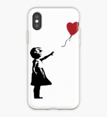 Banksy - Girl With Balloon iPhone Case