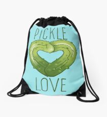 Pickle Love Drawstring Bag