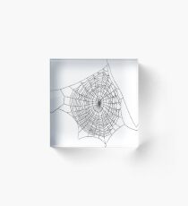 #illustration #chalkout #arachnid #web #pattern #outline #design #vector #webtogether #abstract #art #geometry #sunshade #shape #horizontal #whitecolor #blackandwhite #monochrome #bright #copyspace Acrylic Block