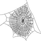 #illustration #chalkout #arachnid #web #pattern #outline #design #vector #webtogether #abstract #art #geometry #sunshade #shape #horizontal #whitecolor #blackandwhite #monochrome #bright #copyspace by znamenski
