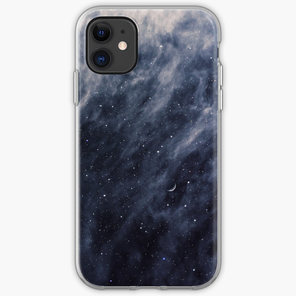 Blue Clouds, Blue Moon iPhone Case & Cover