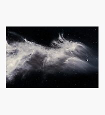 Moon and Clouds Photographic Print