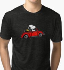 snoopy car Tri-blend T-Shirt