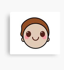 Morty Kawaii Face Canvas Print