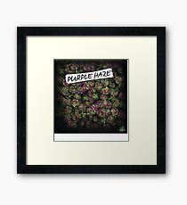 Mein Kush Weed Purple Haze Cannabis Design Floral Hanf Marihuana Gerahmtes Wandbild