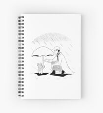 BTS: "when it rains, i get a little feeling that i do have a friend" Spiral Notebook