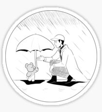 Pegatina BTS: "cuando llueve, tengo la sensación de que tengo un amigo ..." (v.2)