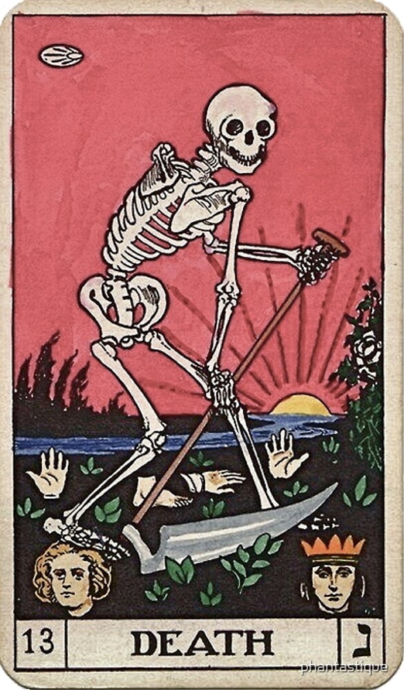 "Death Tarot" by phantastique Redbubble