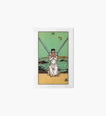 Two of Swords Tarot Art Board