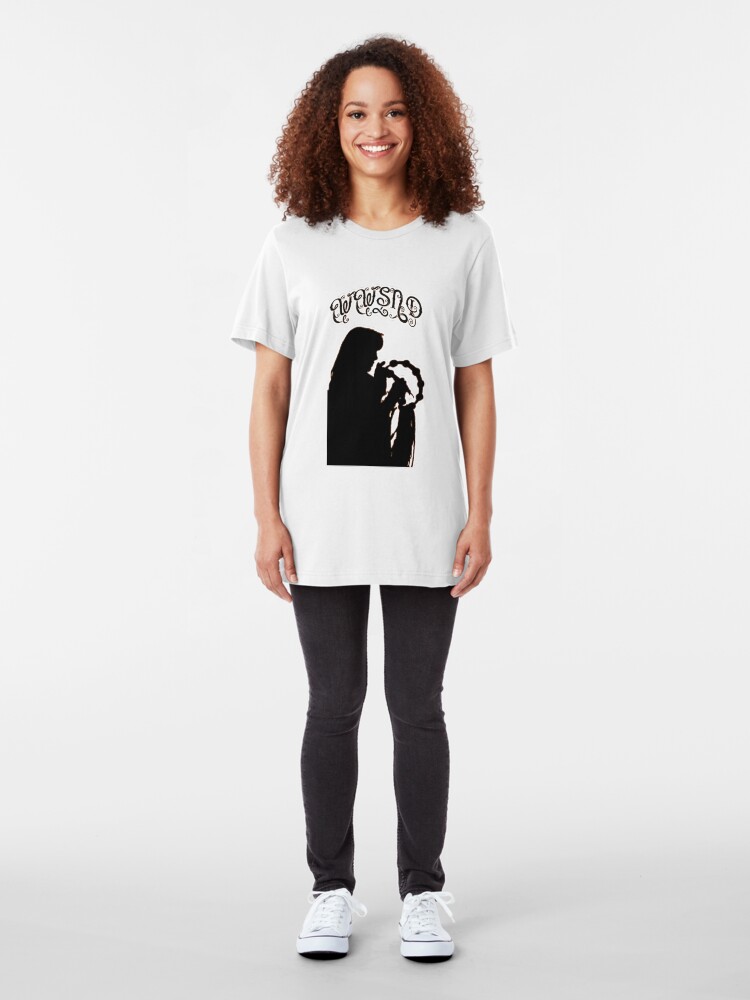 Alternate view of WWSND - What Would Stevie Nicks Do Slim Fit T-Shirt