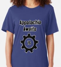 Appalachia Awaits - Vault 76 Slim Fit T-Shirt