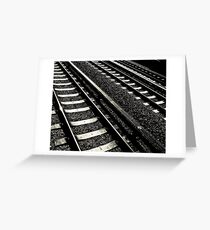 Tracks Greeting Card