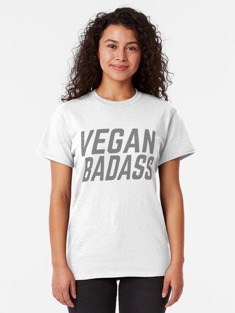 Alternate view of vegan badass Classic T-Shirt