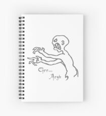 Grr Argh, Monster, Buffy the Vampire Slayer, Mutant Enemy, 90s, BTVS, Zombie, Joss Whedon, Angel, Buffering, Pop Culture, Zombie Spiral Notebook