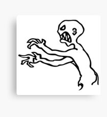 Grr Argh, Monster, Buffy the Vampire Slayer, Mutant Enemy, 90s, BTVS, Zombie, Joss Whedon, Angel, Buffering, Pop Culture, Zombie Canvas Print