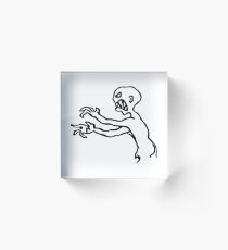 Grr Argh, Monster, Buffy the Vampire Slayer, Mutant Enemy, 90s, BTVS, Zombie, Joss Whedon, Angel, Buffering, Pop Culture, Zombie Acrylic Block