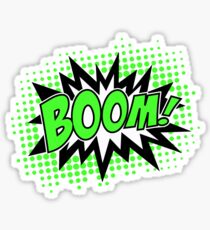 COMIC BOOM, Speech Bubble, Comic Book Explosion, Cartoon Sticker
