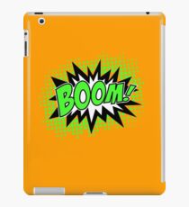 COMIC BOOM, Speech Bubble, Comic Book Explosion, Cartoon iPad Case/Skin
