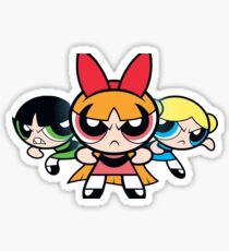 Powerpuff Girls Fight Sticker