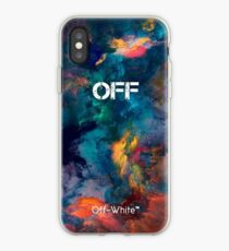 Vinilo o funda para iPhone Galaxy Smoke Color Off White