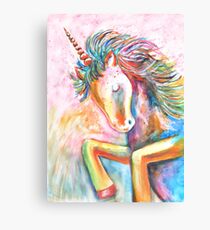 Rainbow Unicorn Canvas Print