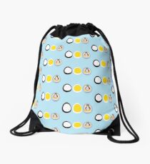 LINUX TUX PENGUIN 3 EGGS Drawstring Bag
