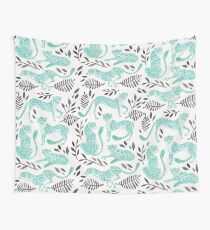 Cheetah Collection – Mint & Black Palette Wall Tapestry