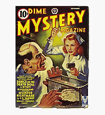 Dime Store Mystery Magazine Cover Photographic Print