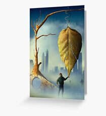 A Folha Seca. Greeting Card