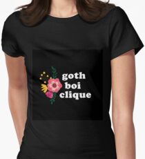 gothboiclique part.5 Women's Fitted T-Shirt