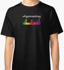 YMCK - Graphic artist and media designer united in the word game! Design with white lettering. Classic T-Shirt