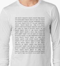 Alexis Rant in Black Long Sleeve T-Shirt